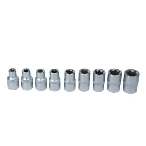 Набір насадок Torx 1/2" 9шт на планці CrV SIGMA (6086961) №2