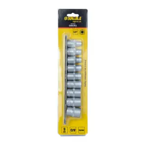 Набір насадок Torx 1/2" 9шт на планці CrV SIGMA (6086961) №3