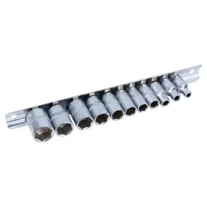 Набір насадок шестигранних 1/4" на планці 11шт CrV SIGMA (6003401) №2