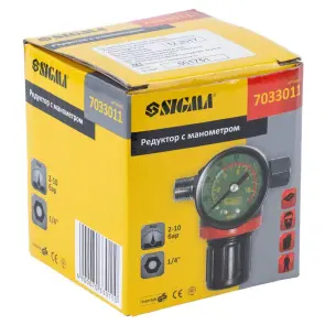 Редуктор з манометром 1/4" SIGMA (7033011) №4