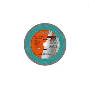 Sturmax 9021M-03-125-22-TW Диск алмазний турбо-хвиля 125x22 мм №1