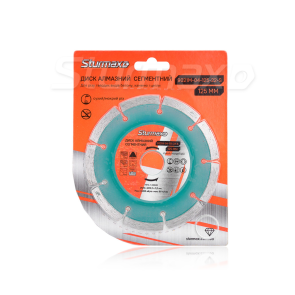 Sturmax 9021M-04-125-22-S Диск алмазний сегментний 125x22 мм №3