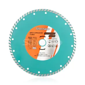 Sturmax 9021M-02-230-22-T Диск алмазний турбо 230x22 мм №1