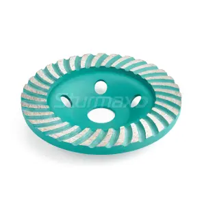 Sturmax 9021M-12-125-22-T Фреза торцева (чашка) шліфувальна TURBO 125x22,2 мм №2