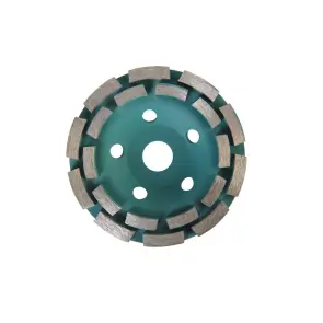 Sturmax 9021M-12-125-22-2 Фреза торцева (чашка) шліфувальна алмазна дворядна 125x22,2 мм №1