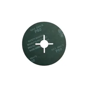 Sturmax 9010M-03-B-080 Круг фибровый, 125 мм, цирконий, зерно 80 №2
