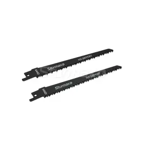 Sturmax 9019M-04-S644D Полотно для шабельной пилки по дереву 2 шт 152 мм №1