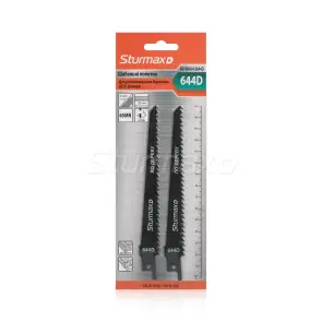 Sturmax 9019M-04-S644D Полотно для шабельной пилки по дереву 2 шт 152 мм №3