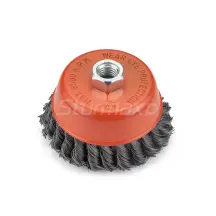 Sturmax 5240M-02-100 Щітка чашка 100 мм для КШМ, пучки сталевого дроту купити в Україні
