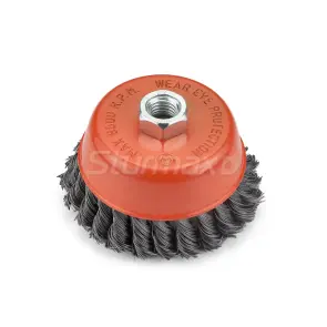 Sturmax 5240M-02-100 Щітка чашка 100 мм для КШМ, пучки сталевого дроту №1
