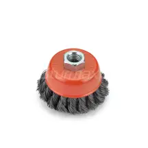 Sturmax 5240M-02-075 Щітка чашка 75 мм для КШМ, пучки сталевого дроту в магазині TVOE