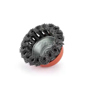 Sturmax 5240M-02-075 Щітка чашка 75 мм для КШМ, пучки сталевого дроту №2