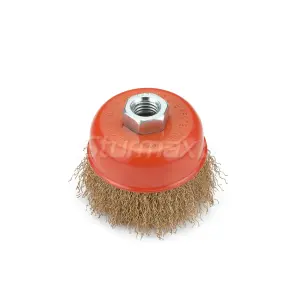 Sturmax 5240M-01-075 Щітка чашка 75 мм для КШМ, кручений латунований дріт №1
