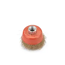 Sturmax 5240M-01-065 Щітка чашка 65 мм для КШМ, кручений латунований дріт в магазині TVOE