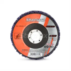 Sturmax 9010M-02-125-V Круг шліфувальний "Корал" 125 мм фіолетовий №1