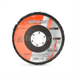 Sturmax 9010M-02-125-B Круг шліфувальний "Корал" 125 мм чорний №1