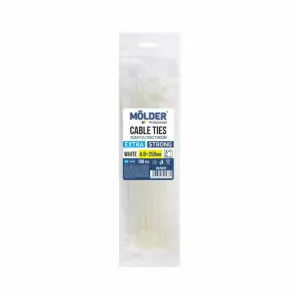 Хомуты Molder пластиковые белые 4.8x250, 100шт №1