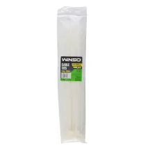 Хомуты Winso пластиковые белие 4,8x380, 100шт