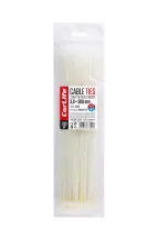 Хомуты CarLife пластиковые белые 3,6x300мм, 100шт