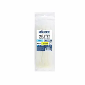 Хомуты Molder пластиковые белые 3,6x200, 100шт №1