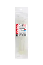 Хомуты CarLife пластиковые белые 4,8x250мм, 100шт
