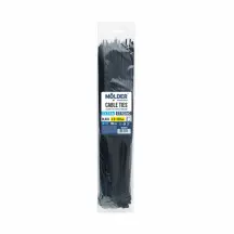 Хомуты Molder пластиковые черные 4.8x380, 100шт