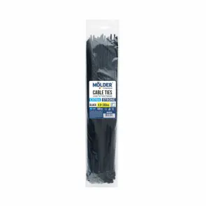 Хомуты Molder пластиковые черные 4.8x380, 100шт №1