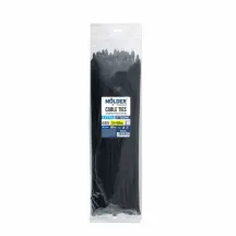 Хомуты Molder пластиковые черные 7.6x450, 100шт