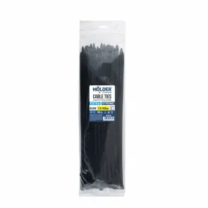 Хомуты Molder пластиковые черные 7.6x450, 100шт №1