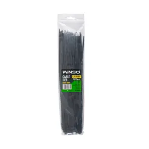Хомуты Winso пластиковые черные 4,8x350, 100шт №1