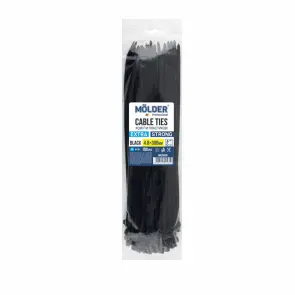 Хомуты Molder пластиковые черные 4.8x300, 100шт №1