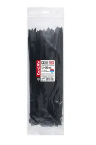 Хомуты CarLife пластиковые черные 7,6x350мм, 100шт №1