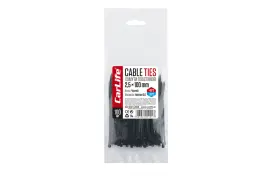 Хомуты CarLife пластиковые черные 2,5x100мм, 100шт