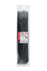 Хомуты CarLife пластиковые черные 3,6x370мм, 100шт №1