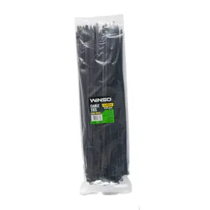 Хомуты Winso пластиковые черные 7,6x450, 100шт №1