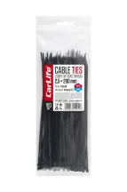 Хомуты CarLife пластиковые черные 2,5x200мм, 100шт