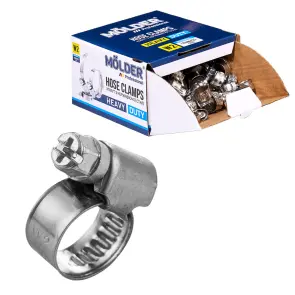 Хомуты Molder 06-10/W2, 9мм, 100шт №1