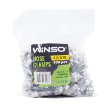 Хомуты Winso 6-10/W2, 9мм, 100шт