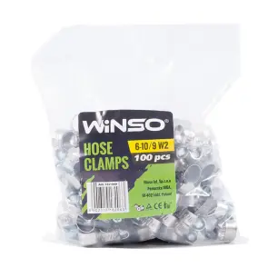 Хомуты Winso 6-10/W2, 9мм, 100шт №1