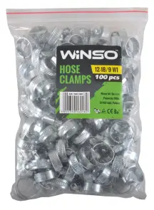 Хомуты Winso 12-18 / W2, 9мм, 100шт №1