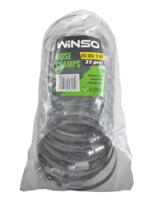 Хомути Winso 80-100/W2, 9мм, 25шт №1