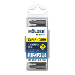 Набор бит Molder PH2x25мм 10шт №1