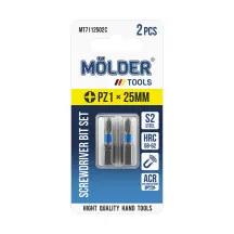 Набір біт Molder PZ1x25мм 2шт (кольорове маркування)