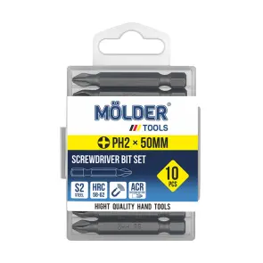 Набір біт Molder PH2x50мм 10шт №1