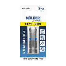 Набір біт Molder PZ1x50мм 2шт (кольорове маркування)