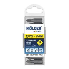 Набір біт Molder PZ2x25мм 10шт №1