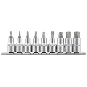 Набір головок торцевих Torx на планці Molder 1/2" CR-V 9шт №2