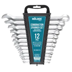 Набір ключів Molder CR-V, 6-22мм, 12шт №1