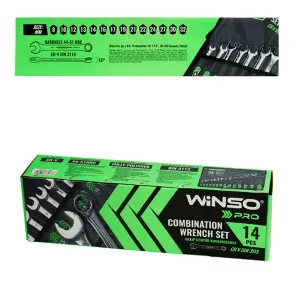 Набор ключей Winso Pro комбинированные CR-V 14шт 8-32мм №5