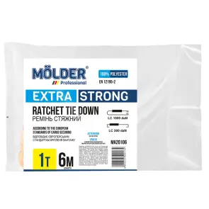 Стяжний ремінь Molder 1т, 6м №2